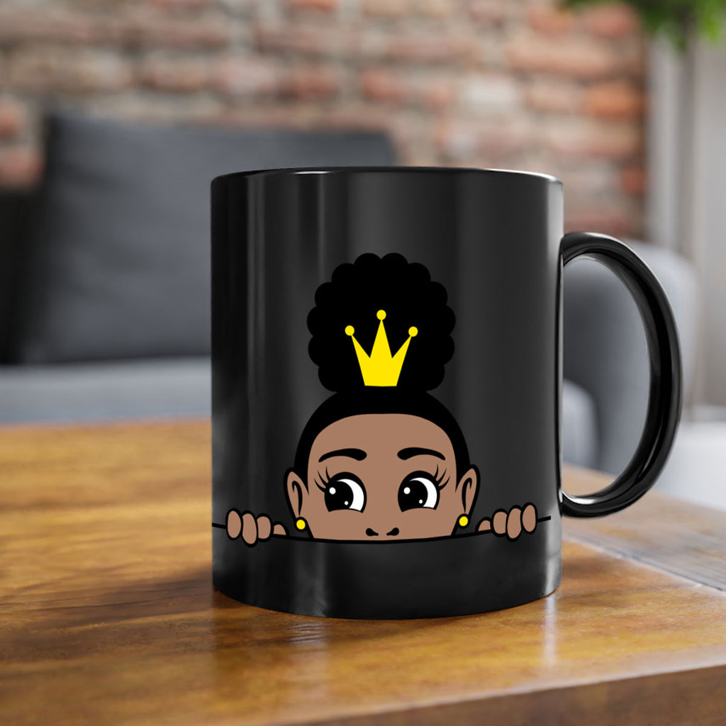 afro puff crown girl 1#- Black women - Girls-Mug / Coffee Cup