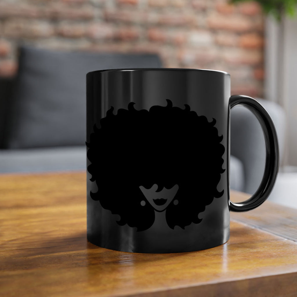 afro woman 69#- Black women - Girls-Mug / Coffee Cup