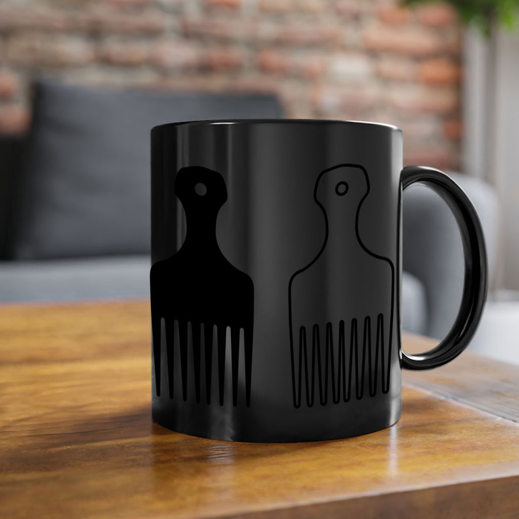 afrohairpick 273#- black words - phrases-Mug / Coffee Cup