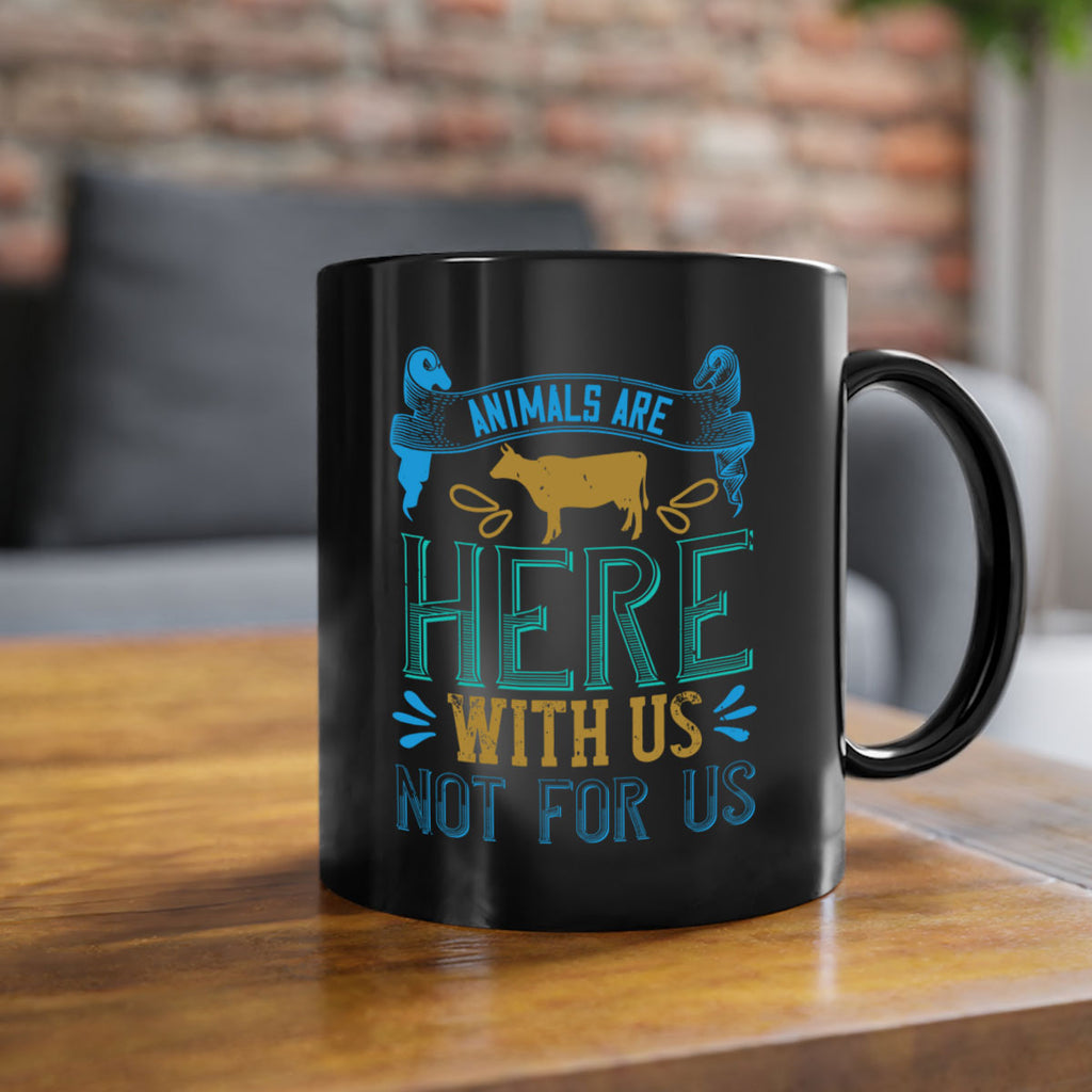 animals are here with us not for us 93#- vegan-Mug / Coffee Cup