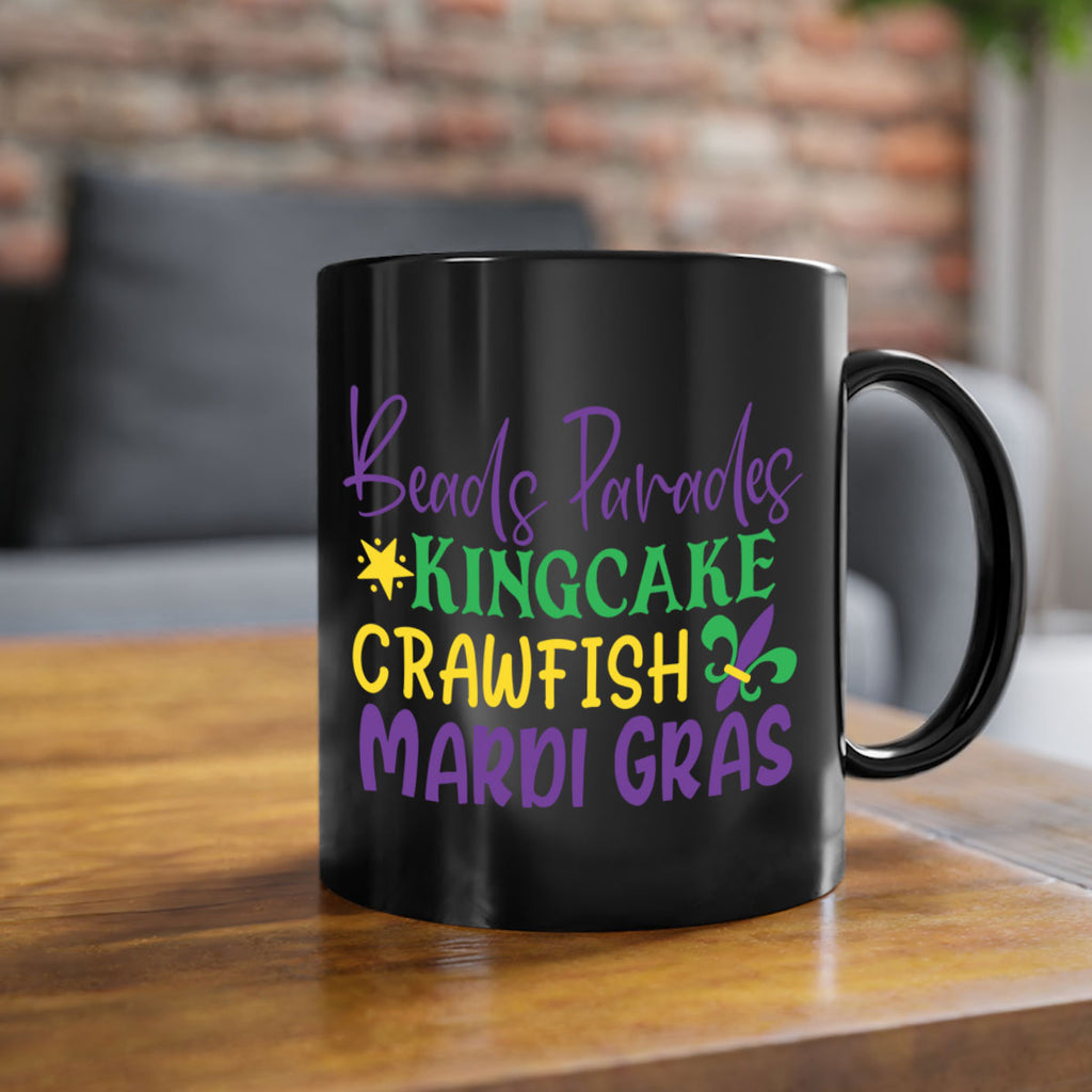 beads parades kingcake crawfish mardi gras 85#- mardi gras-Mug / Coffee Cup