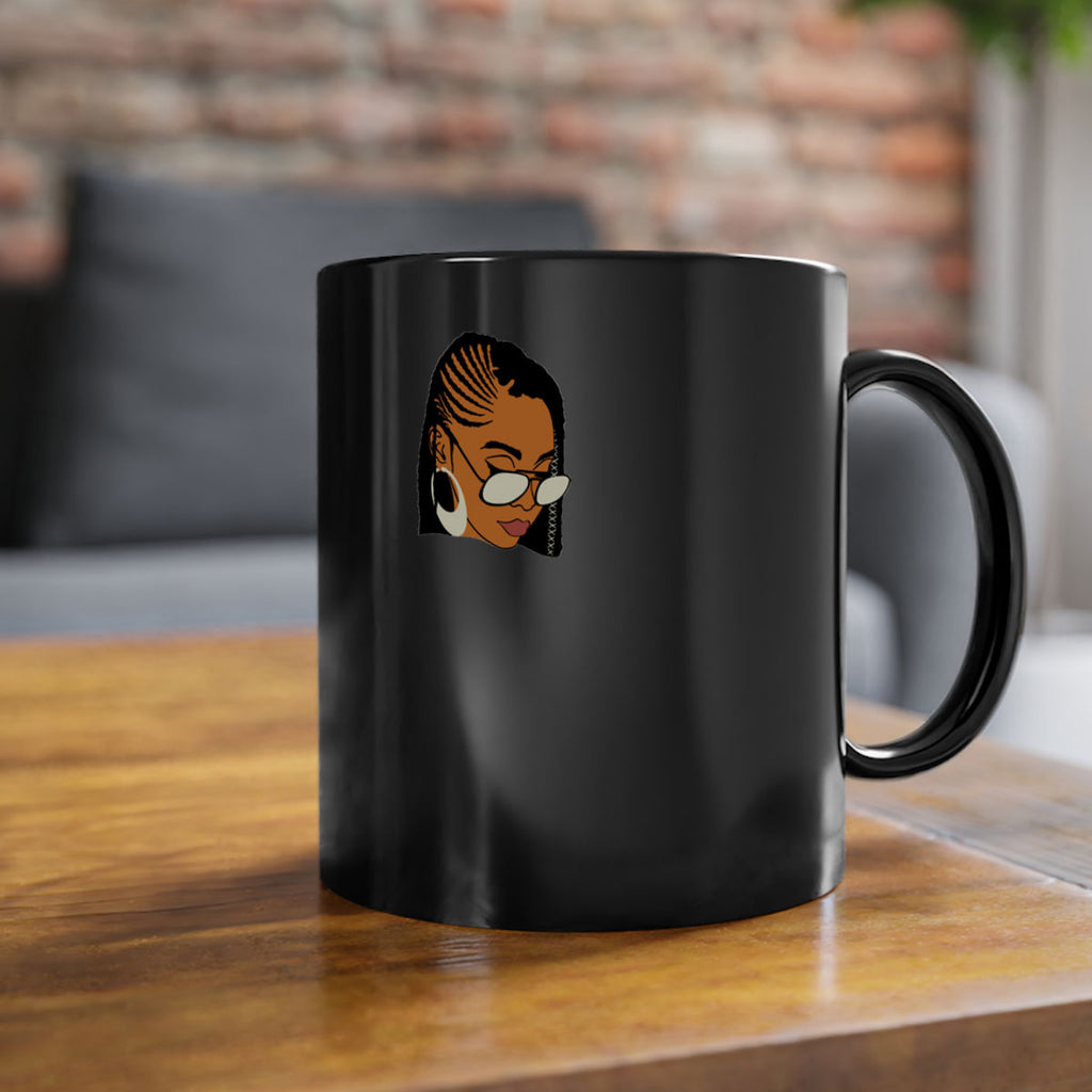 black afro 39#- Black women - Girls-Mug / Coffee Cup