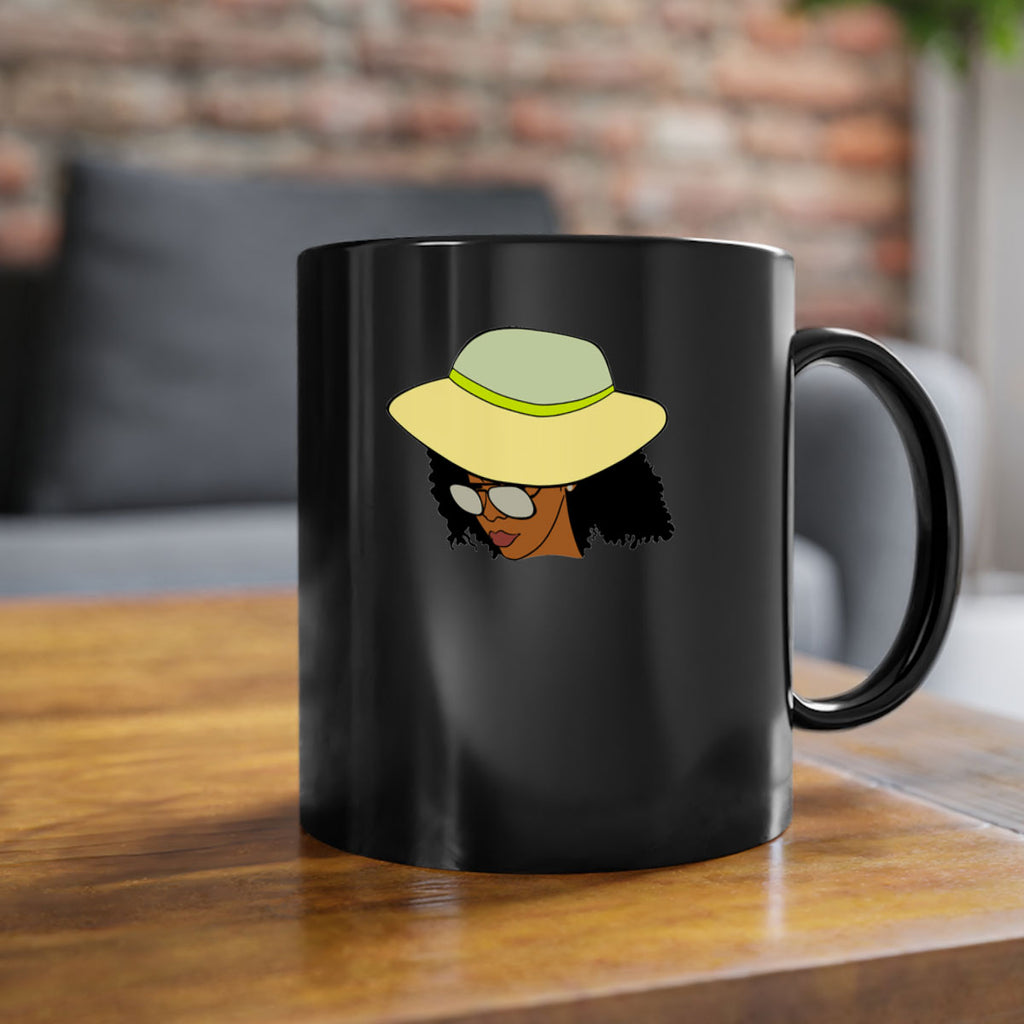 black afro 45#- Black women - Girls-Mug / Coffee Cup