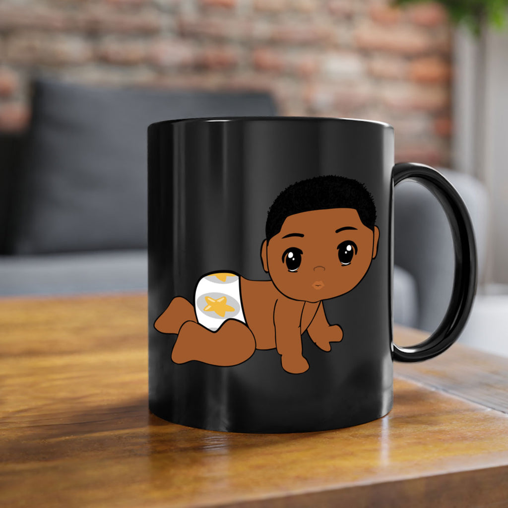 black baby boy 3#- Black men - Boys-Mug / Coffee Cup