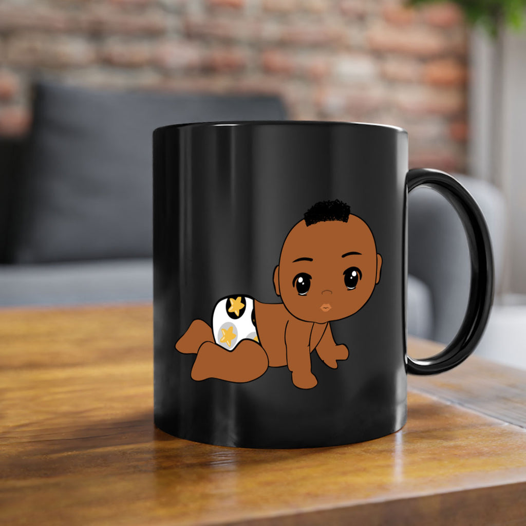 black baby boy 6#- Black men - Boys-Mug / Coffee Cup