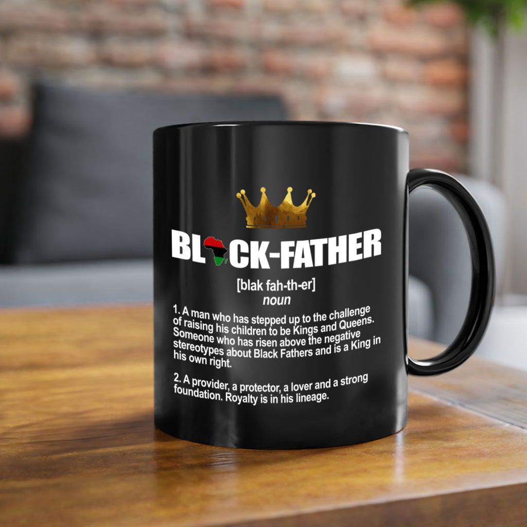 black father 247#- black words - phrases-Mug / Coffee Cup
