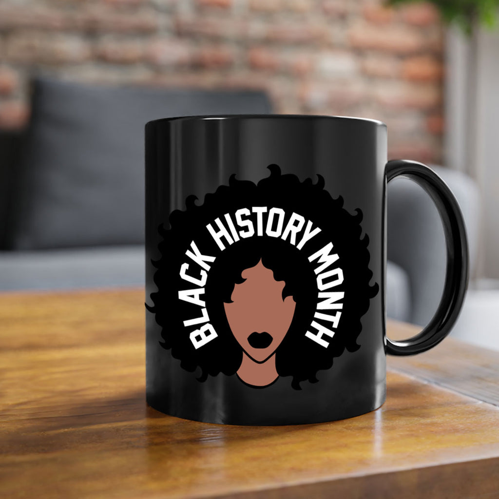 black history month afro woman 239#- black words - phrases-Mug / Coffee Cup