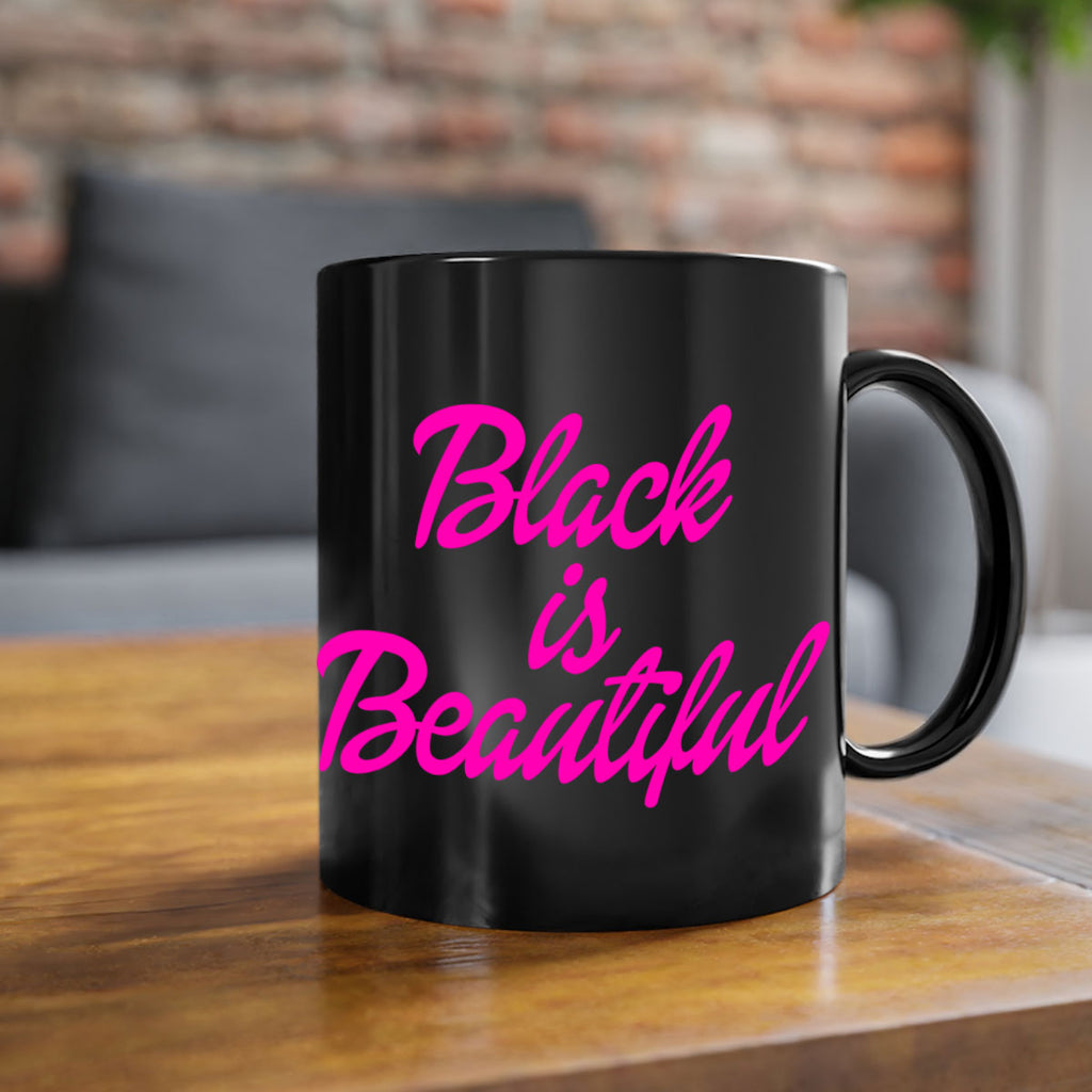 black is beautiful 200#- black words - phrases-Mug / Coffee Cup