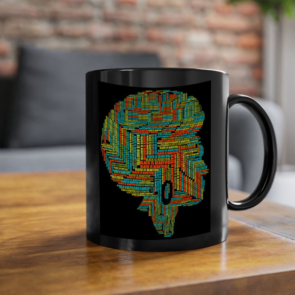 black is beautifulii 215#- black words - phrases-Mug / Coffee Cup