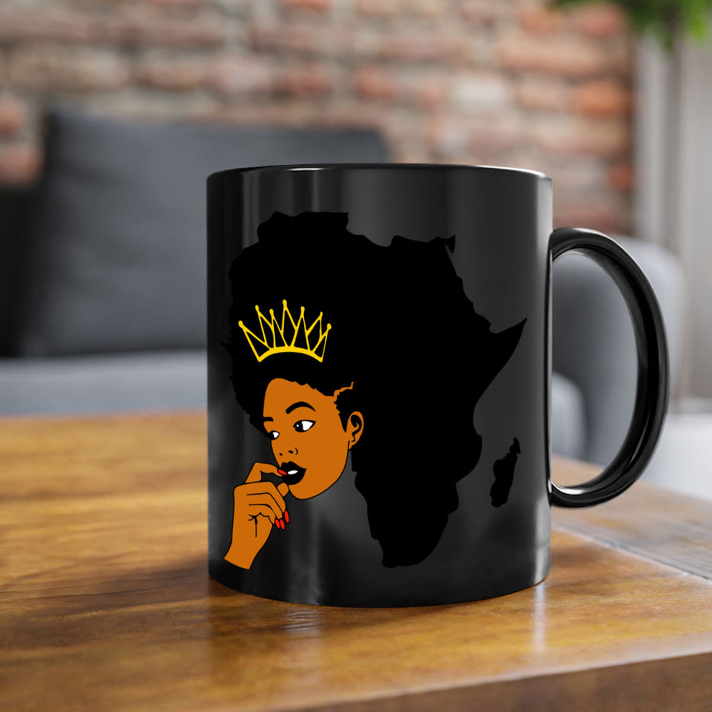 black women - queen 24#- Black women - Girls-Mug / Coffee Cup
