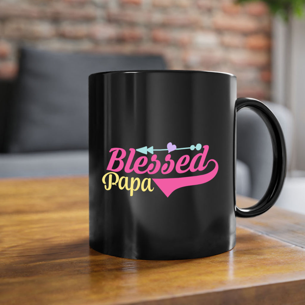 blessed papa 73#- grandpa-Mug / Coffee Cup