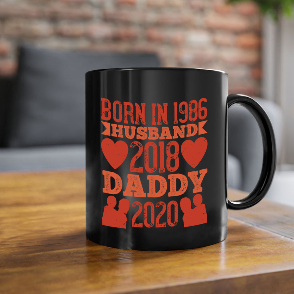 born in husband daddy 123#- fathers day-Mug / Coffee Cup