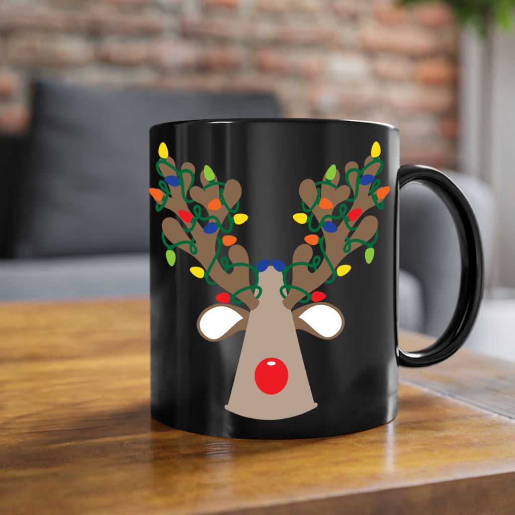 christmas reindeer antler cheer style 116#- christmas-Mug / Coffee Cup