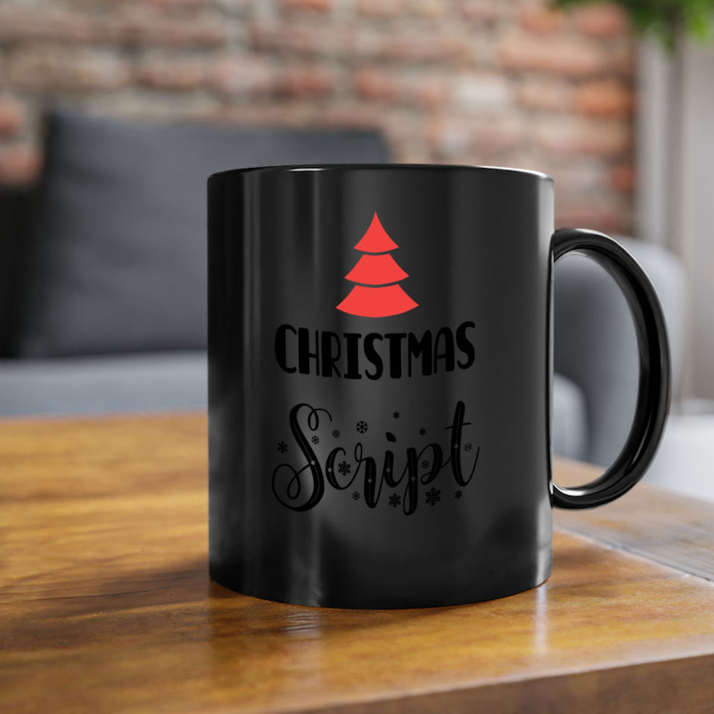 christmas script style 122#- christmas-Mug / Coffee Cup