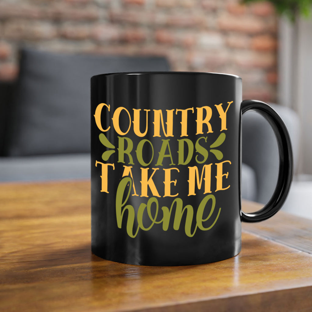 country roads take me home 19#- Farm and garden-Mug / Coffee Cup