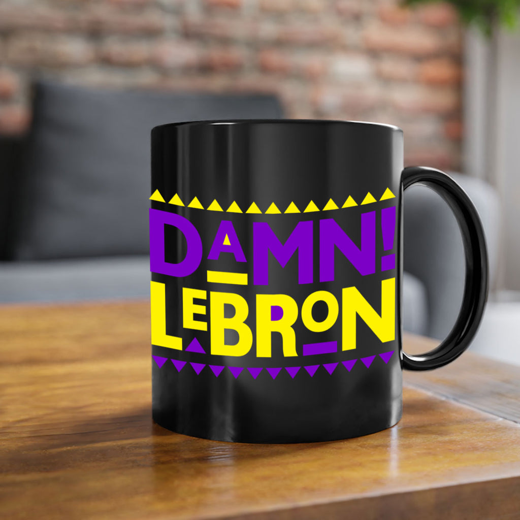 damn lebron 177#- black words - phrases-Mug / Coffee Cup