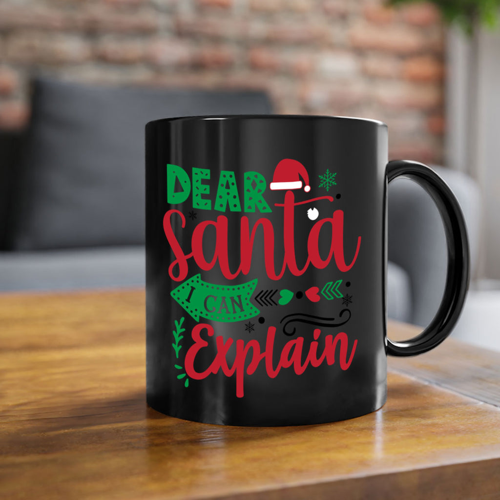 dear santa i can explain style 157#- christmas-Mug / Coffee Cup