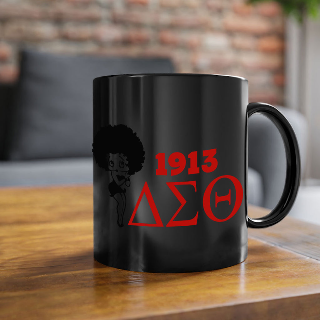 delta sigma theta 4#- black words - phrases-Mug / Coffee Cup