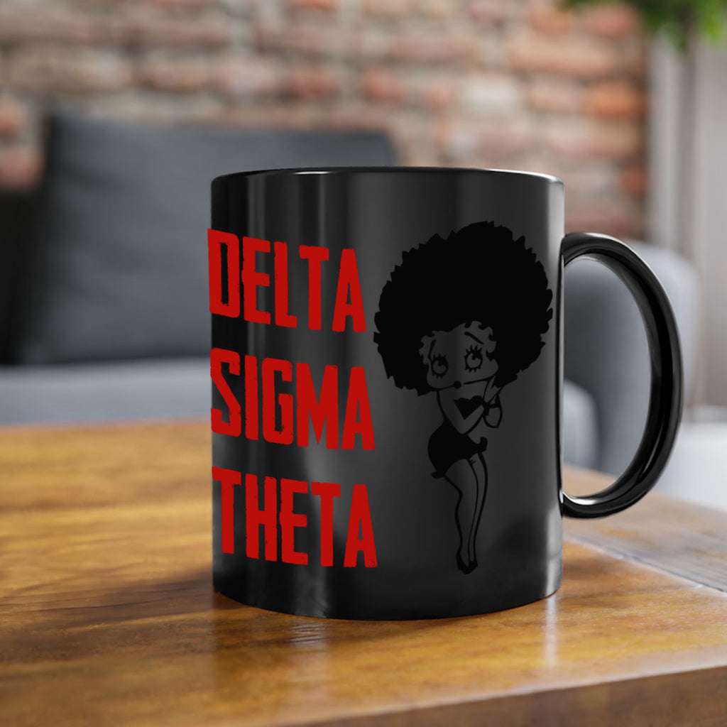 delta sigma theta 5#- black words - phrases-Mug / Coffee Cup