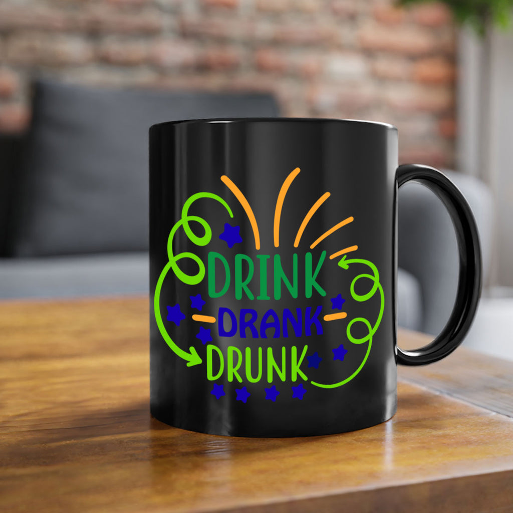 drink drank drunk 23#- mardi gras-Mug / Coffee Cup