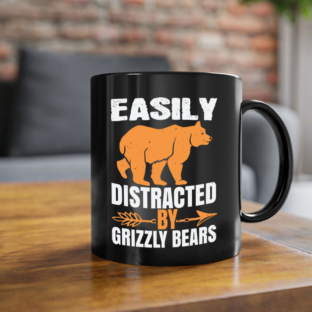 easily distracted by grizzly bears 1#- bear-Mug / Coffee Cup