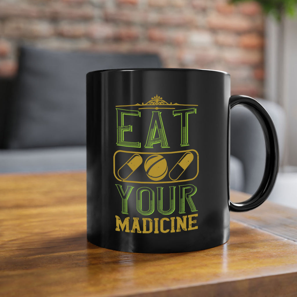 eat your madicine 141#- vegan-Mug / Coffee Cup