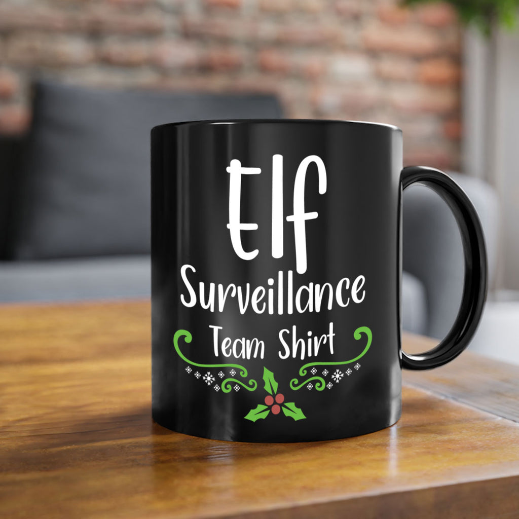 elf surveillance team shirt style 196#- christmas-Mug / Coffee Cup