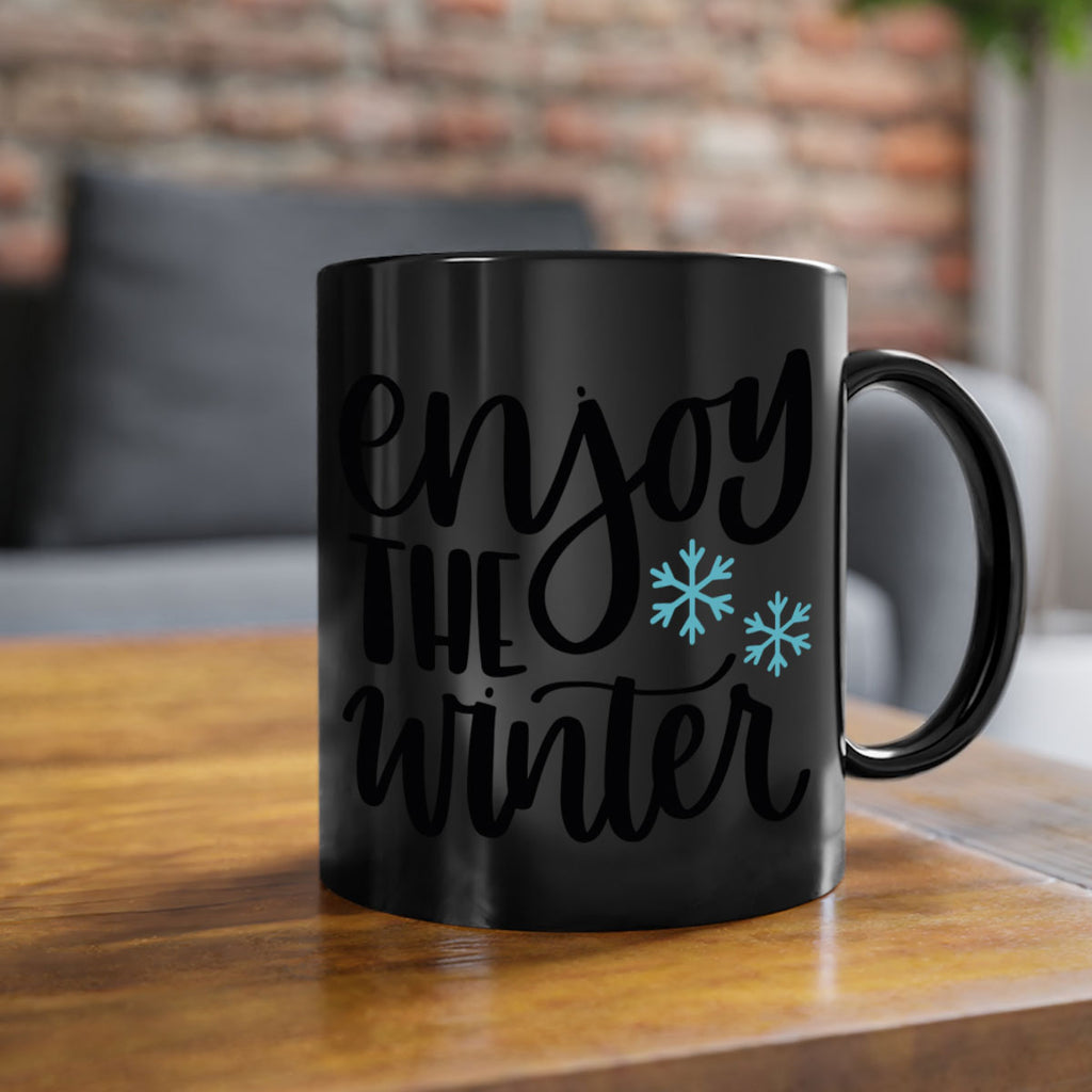 enjoy the winter 155#- christmas-Mug / Coffee Cup