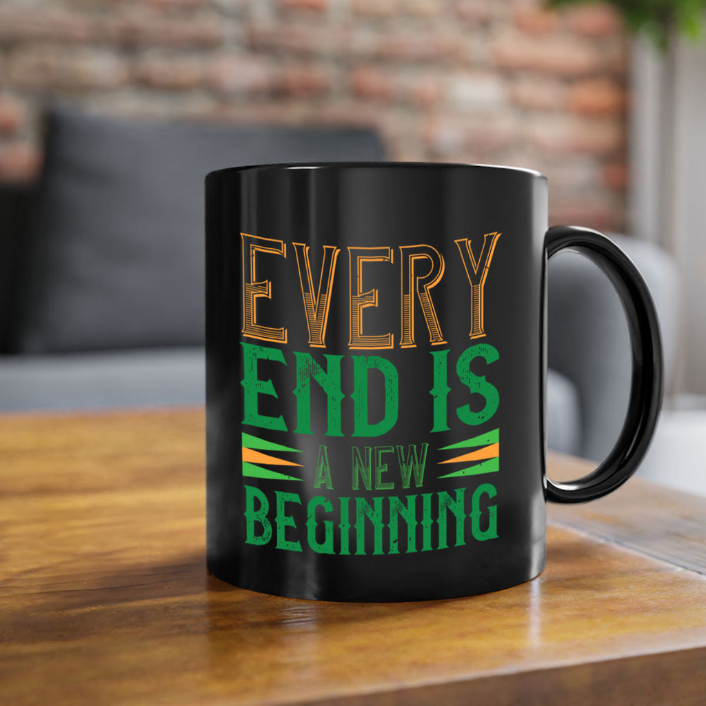 every end is a new beginning Style 138#- St Patricks Day-Mug / Coffee Cup