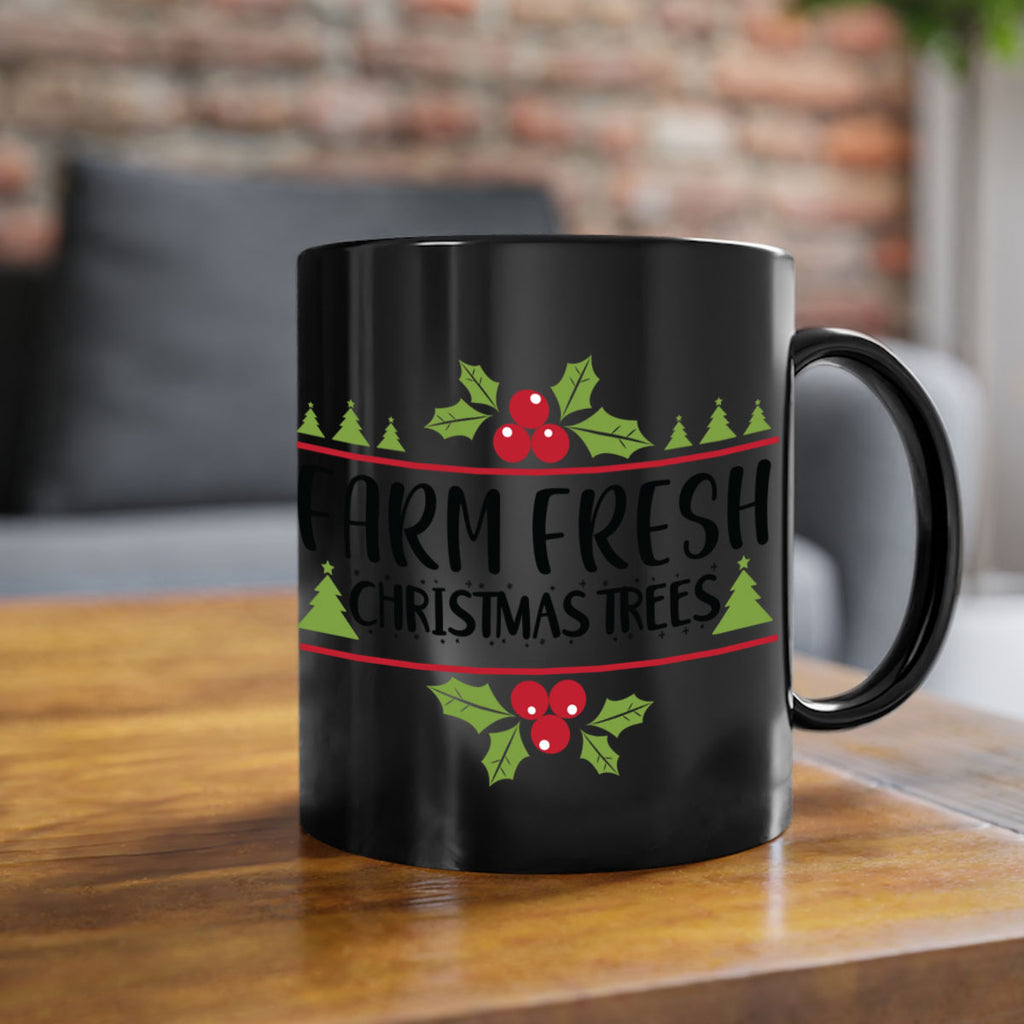 farm fresh christmas trees style 207#- christmas-Mug / Coffee Cup