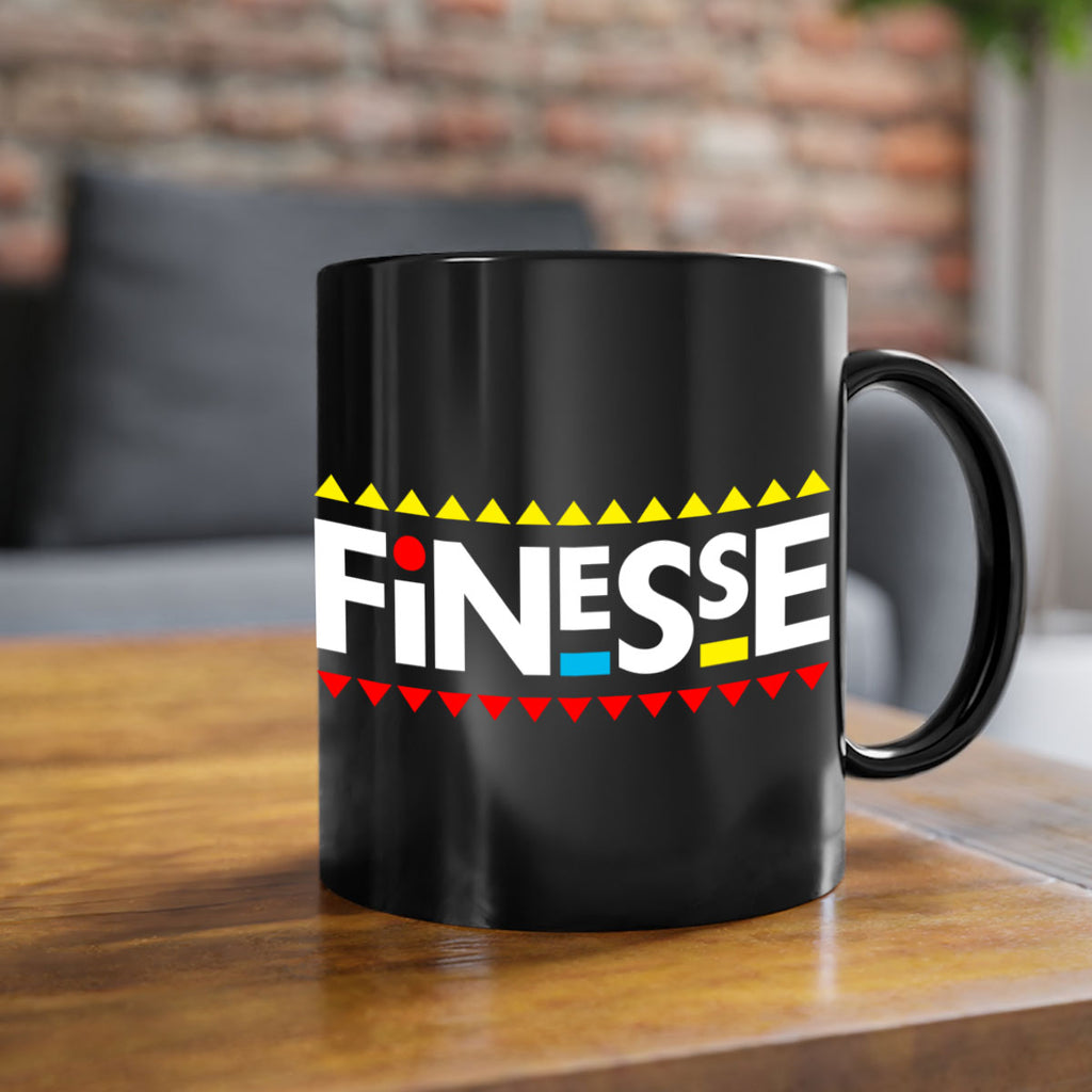 finesse 158#- black words - phrases-Mug / Coffee Cup