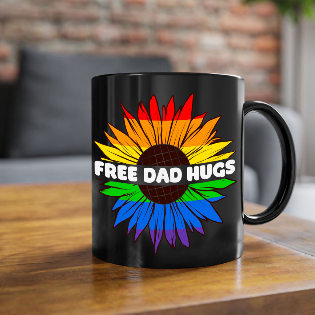 free dad hugs pride lgbt lgbt 140#- lgbt-Mug / Coffee Cup