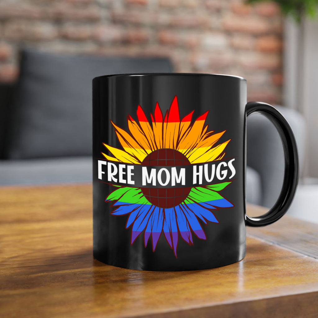 free mom hugs lgbt daisy 139#- lgbt-Mug / Coffee Cup