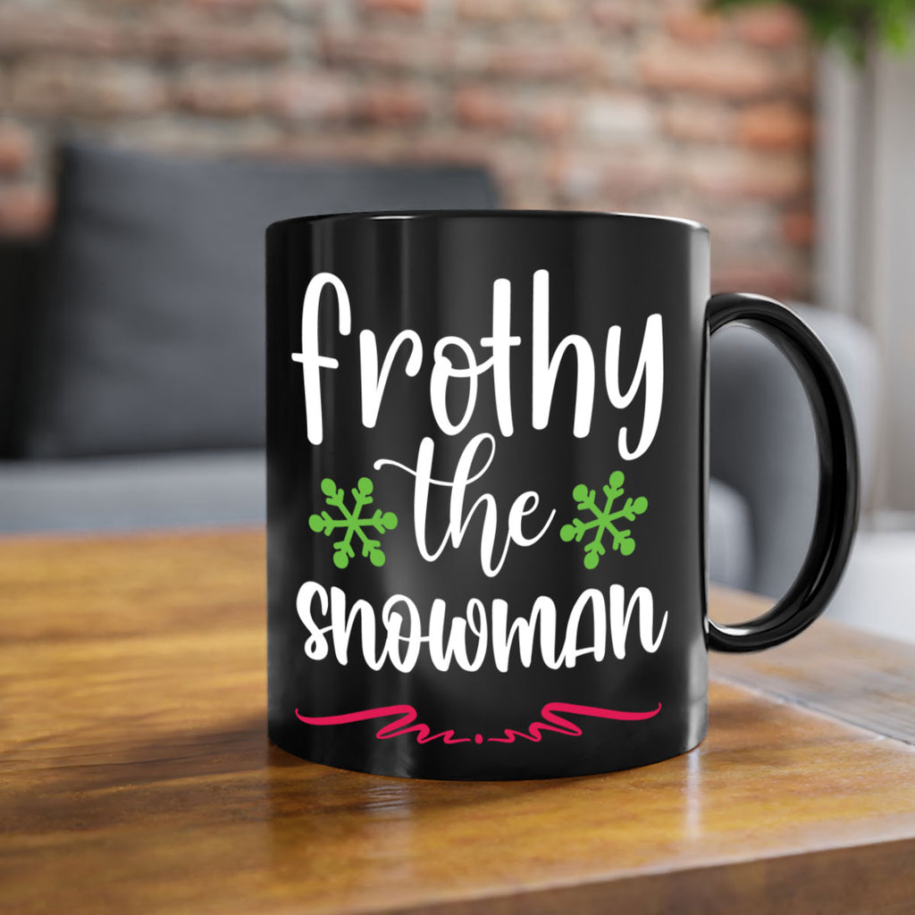 frothy the snowman style 219#- christmas-Mug / Coffee Cup