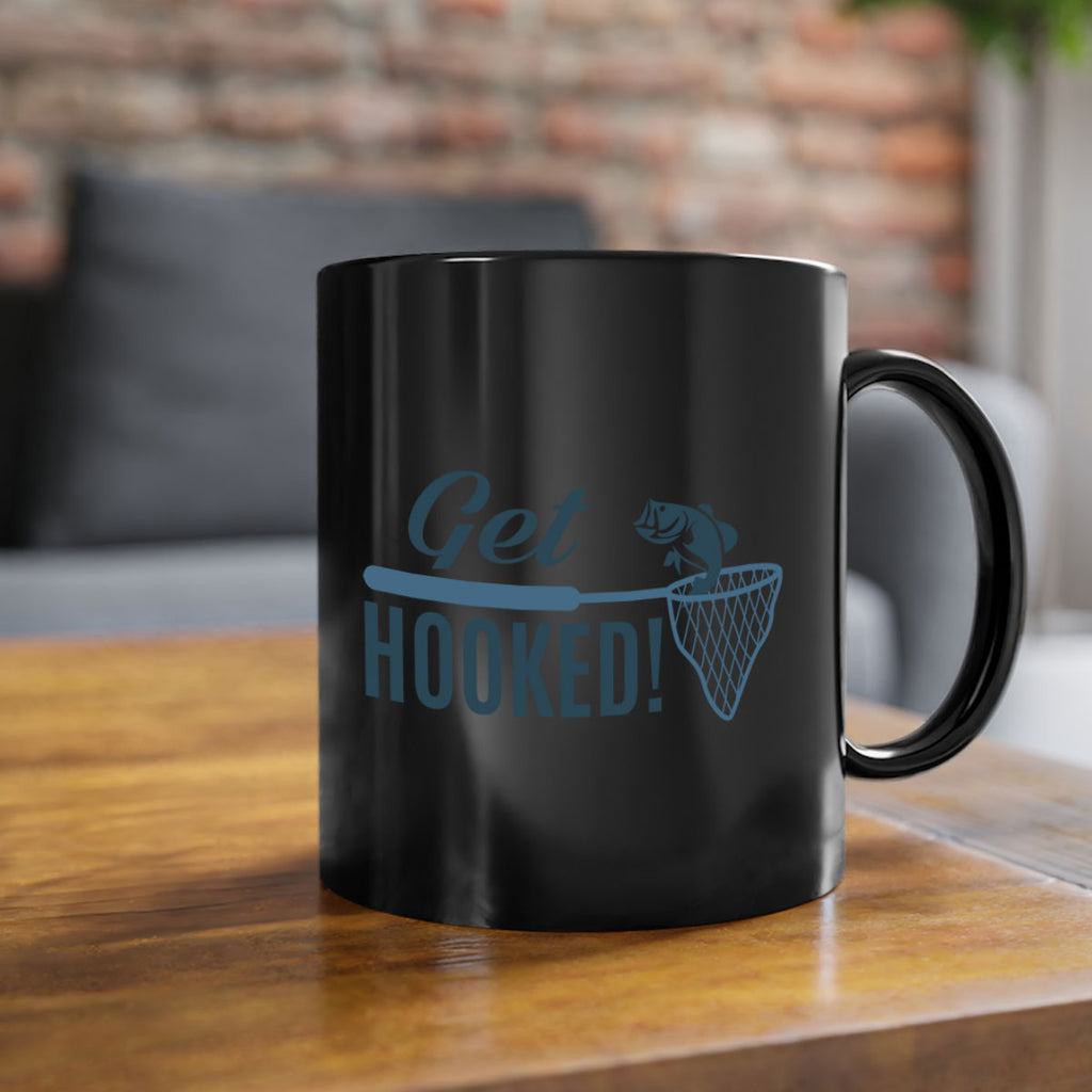 get hooked 133#- fishing-Mug / Coffee Cup