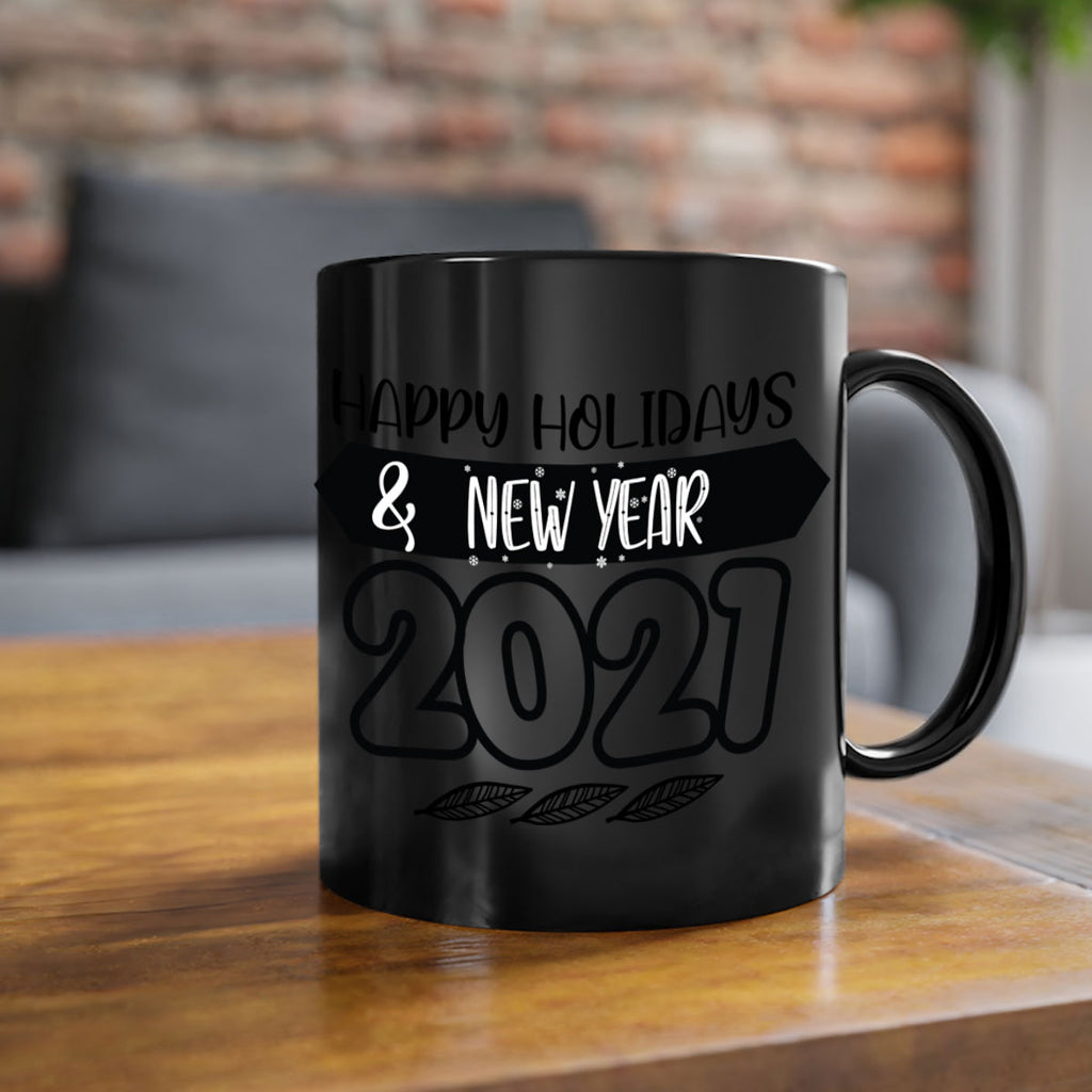 happy holidays new year style 260#- christmas-Mug / Coffee Cup