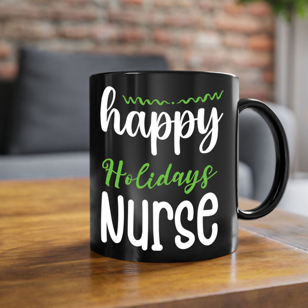 happy holidays nurse style 261#- christmas-Mug / Coffee Cup