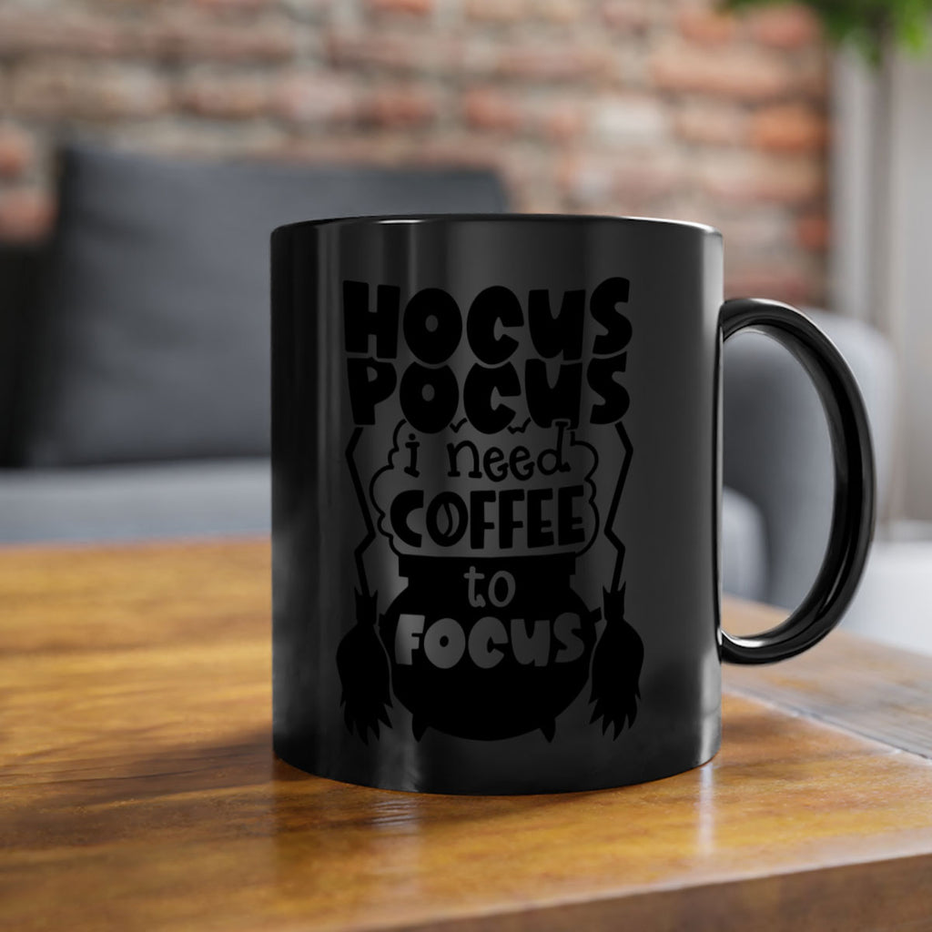 hocus pocus i nees coffee to focus 58#- halloween-Mug / Coffee Cup