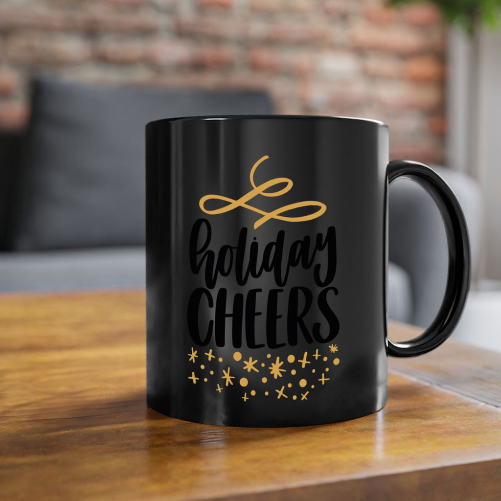 holiday cheers gold 140#- christmas-Mug / Coffee Cup