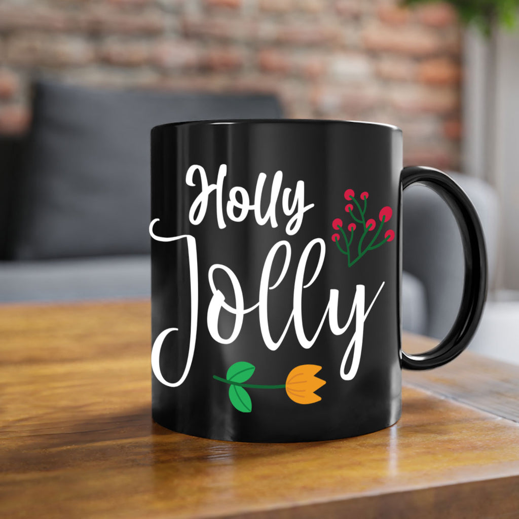 holly jolly style 299#- christmas-Mug / Coffee Cup