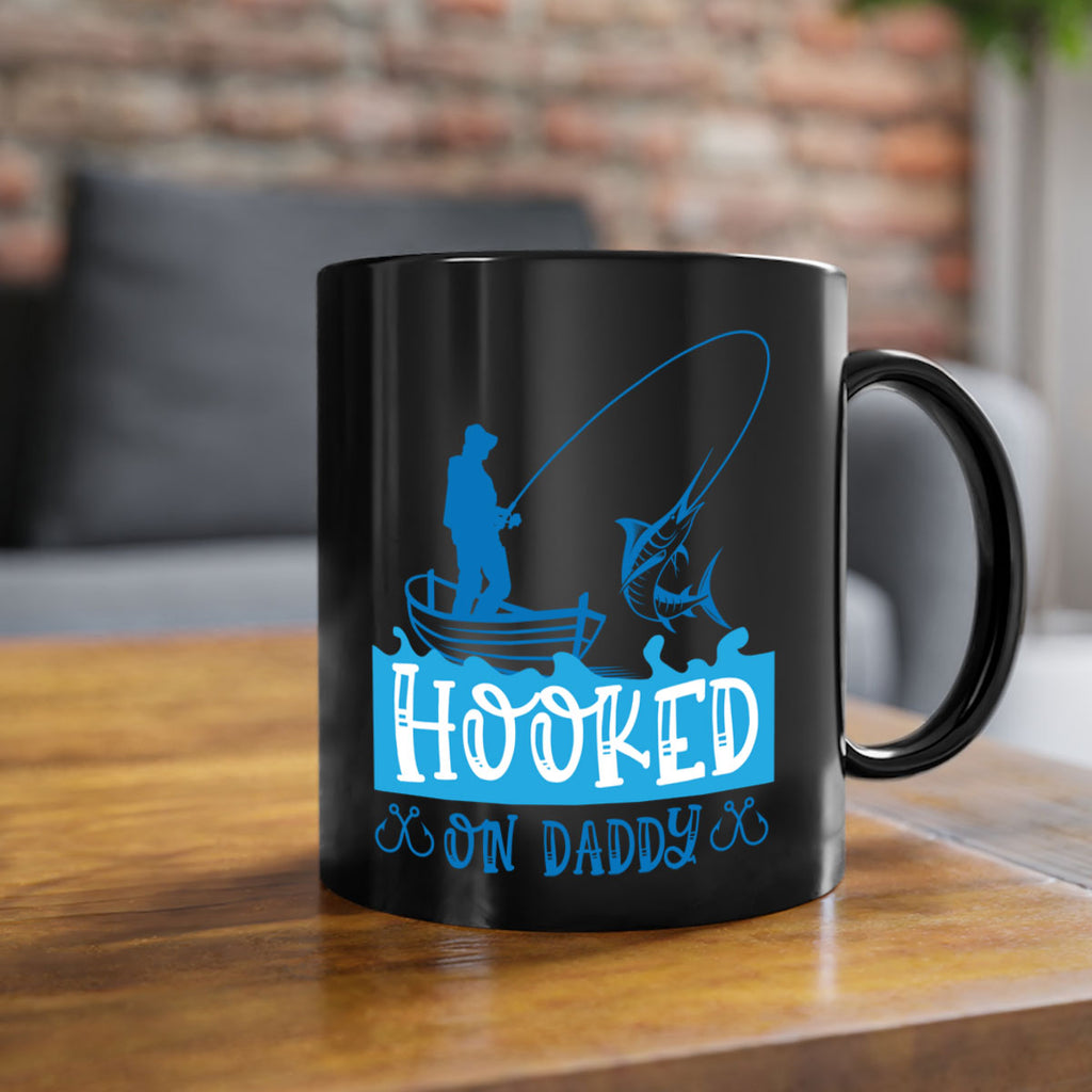 hooked on daddy 218#- fishing-Mug / Coffee Cup