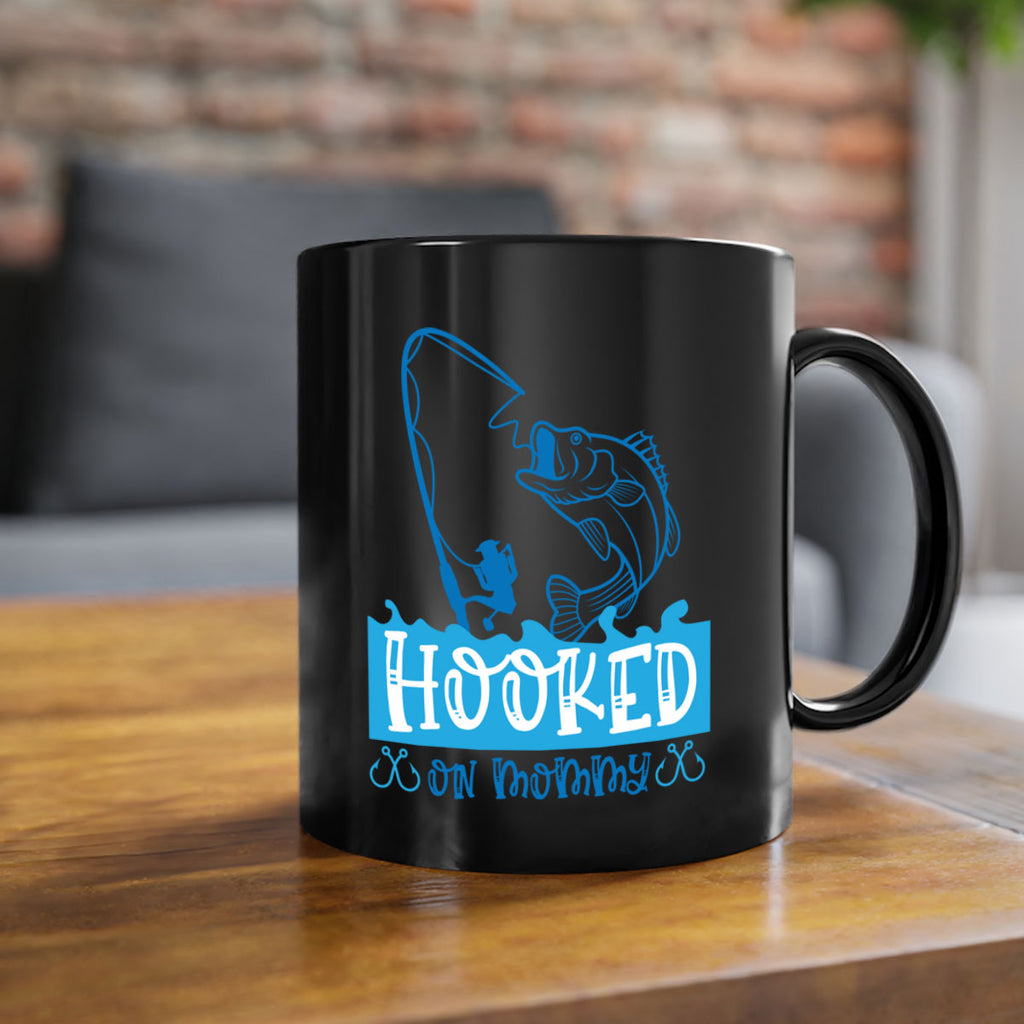 hooked on mommy 216#- fishing-Mug / Coffee Cup