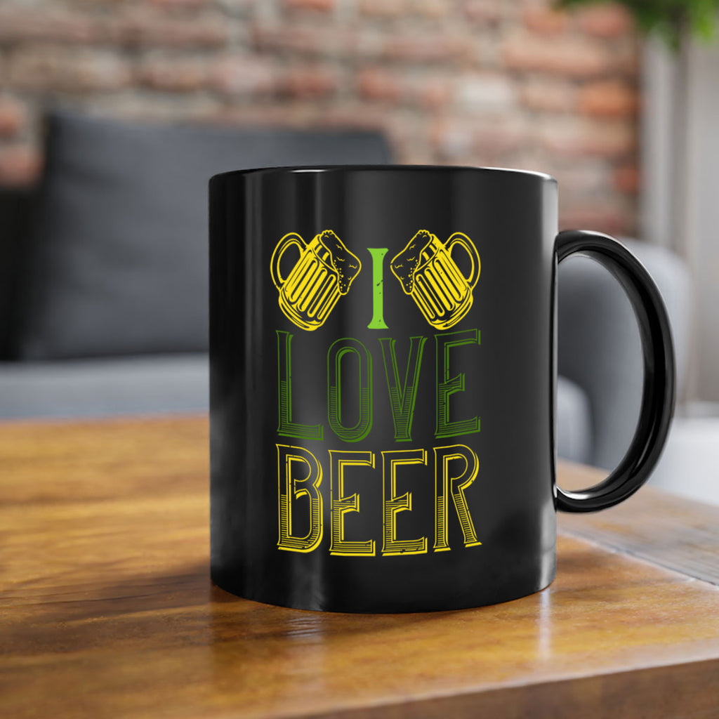 i love beer Style 134#- St Patricks Day-Mug / Coffee Cup