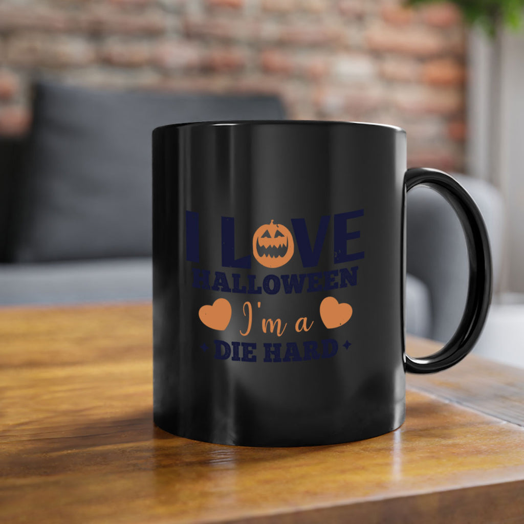 i love halloween im a die hard 150#- halloween-Mug / Coffee Cup