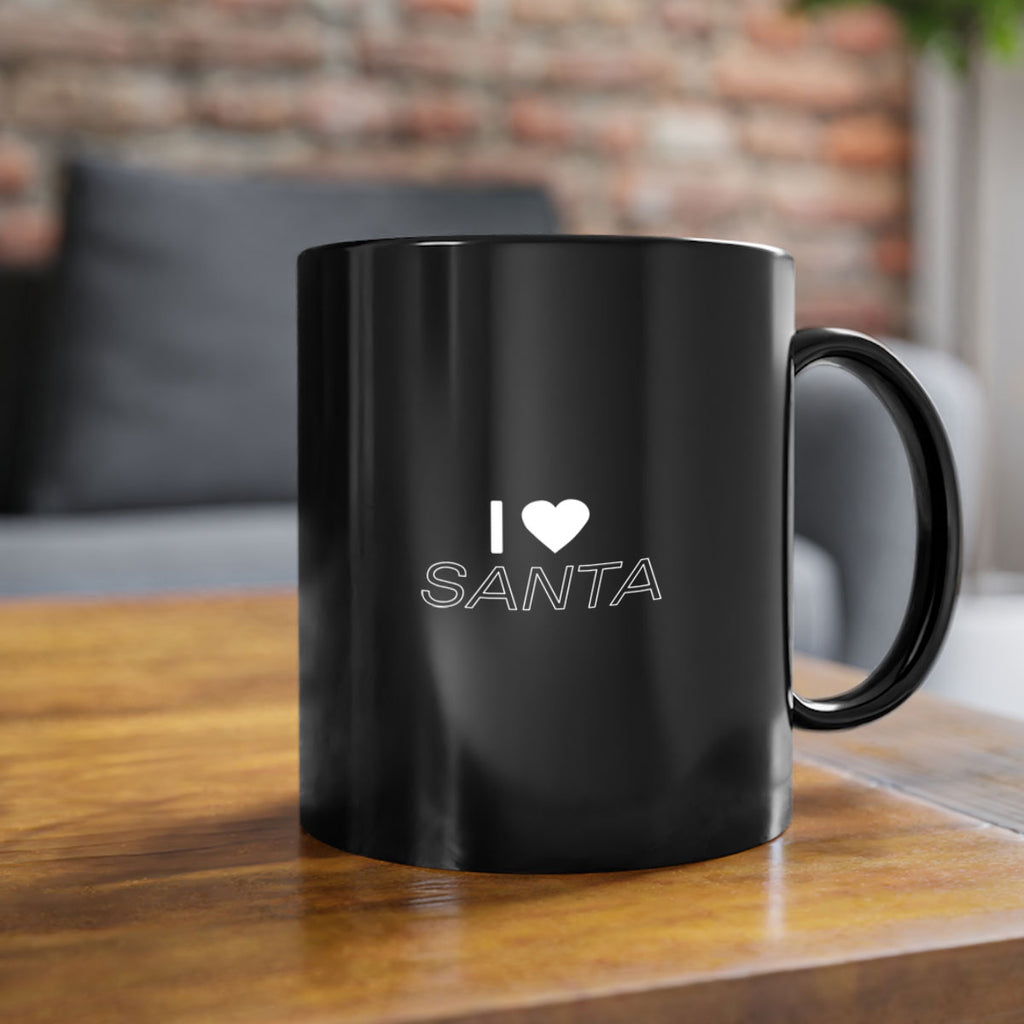 i love santab 315#- christmas-Mug / Coffee Cup