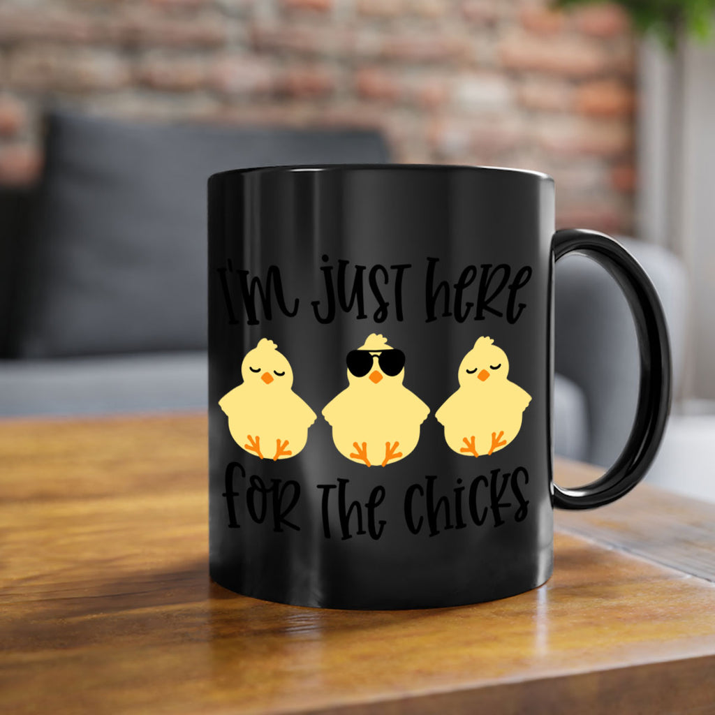 im just here for the chicks 20#- easter-Mug / Coffee Cup