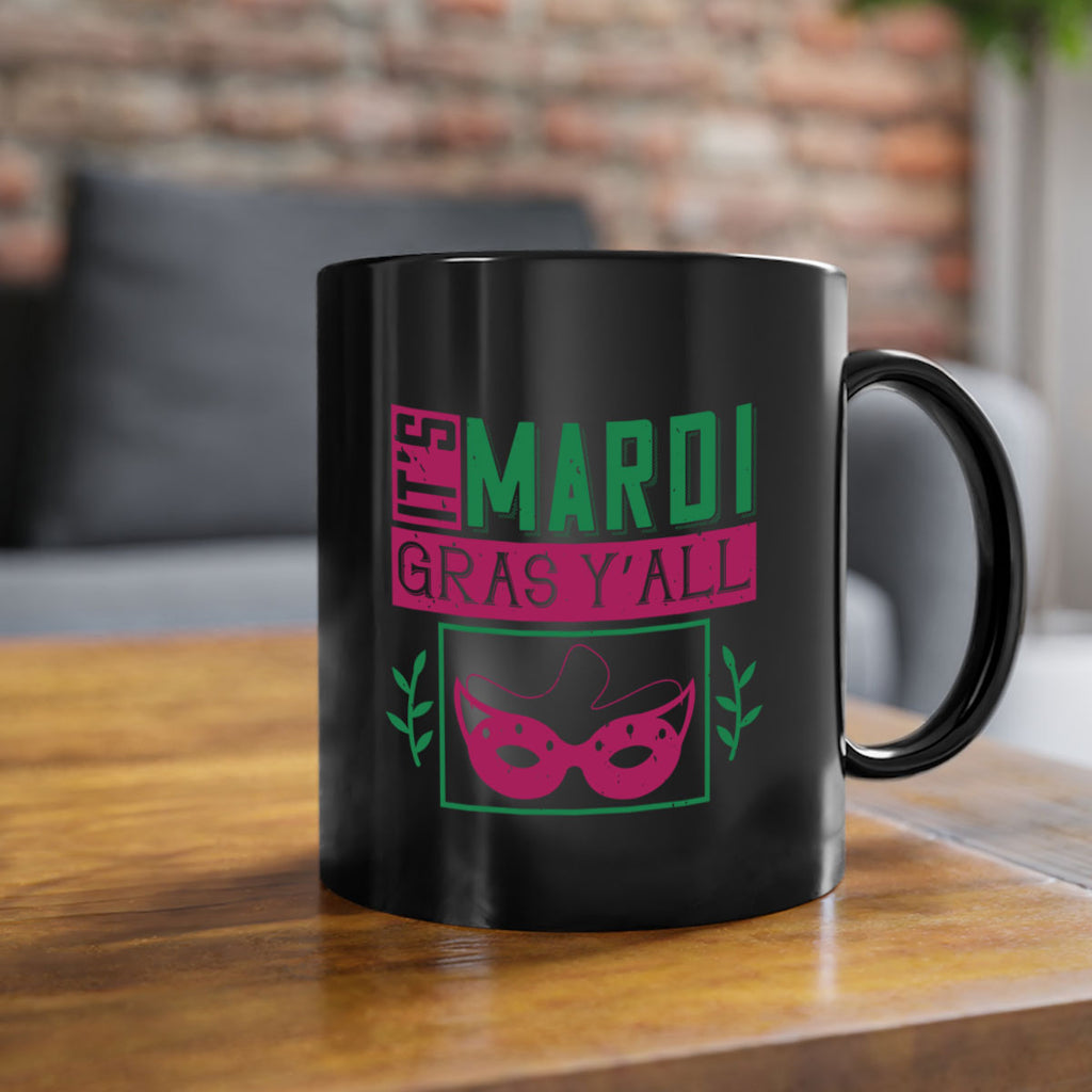 it’s mardi gras y’all 60#- mardi gras-Mug / Coffee Cup