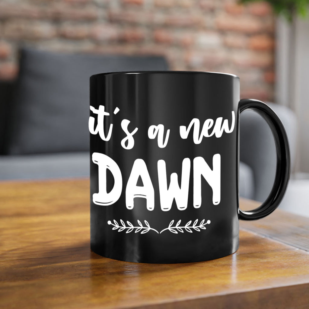 it's a new dawn style 374#- christmas-Mug / Coffee Cup