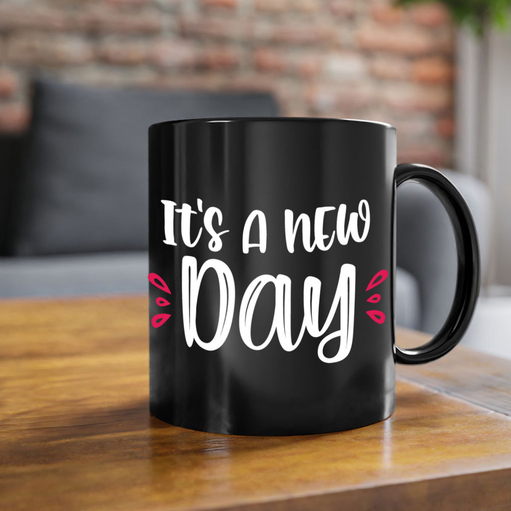 it's a new day style 375#- christmas-Mug / Coffee Cup