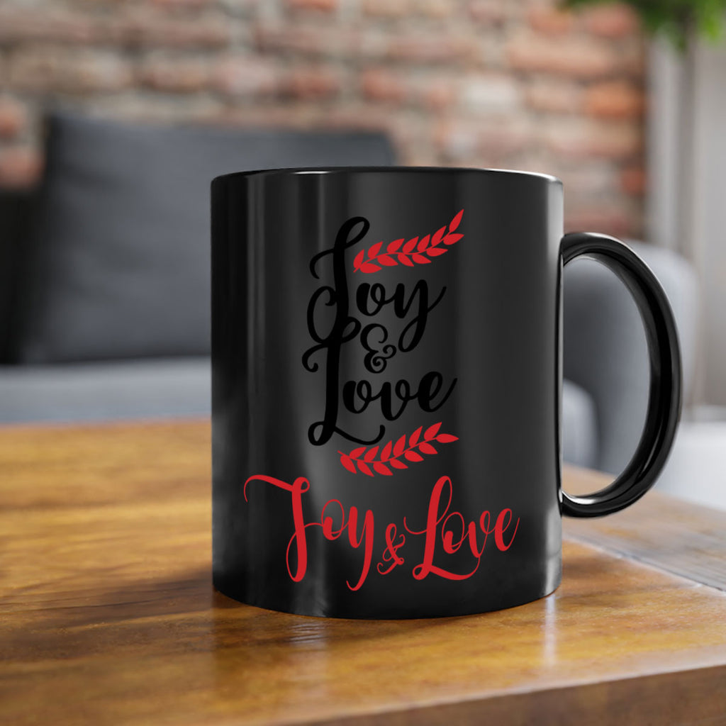 joy and love style 405#- christmas-Mug / Coffee Cup